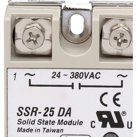 Relais statique monophasé à faible bruit et sans étincelles, module de relais SSR 25DA pour applications de contrôle de puissance (1/5)