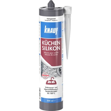 Knauf Küchen Silikon transparent 300 ml Silikon (1/3)