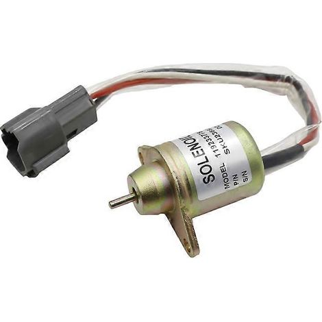 Électrovanne d'arrêt de carburant pour groupe électrogène de tracteur 119233-77932 (1/5)