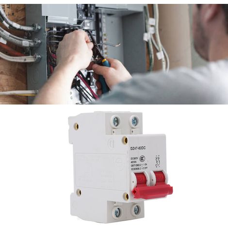Disjoncteur CC 500 V pour circuit photovoltaïque, interrupteur à air photovoltaïque 32 A (1/5)