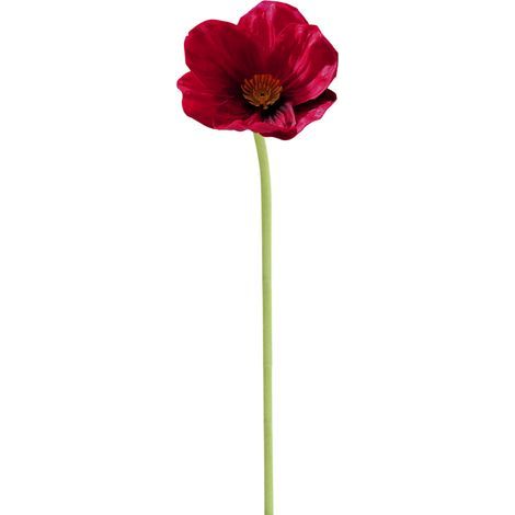 Coquelicot Artificiel, Faux Bouquet De Fleurs De Pavot De Maïs en Soie pour La Décoration De Pièce Maîtresse De Table De Bureau À Domicile De Fête De Mariage (X) (1/5)