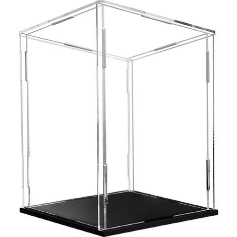 Gabrielle – Vitrine en acrylique pour figurines d'action – Boîte de rangement transparente 15x15x25cm – Construction anti-poussière et durable - 15x15cmx25cm (1/3)