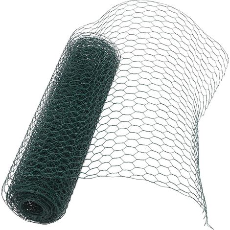 Poulailler Vert L ger avec Rev tement Plastique Filet Cl (1/5)