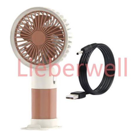 Ventilateur électrique portatif à la ABS Petits Mini dortoirs pour Enfants Ventilateur Silencieux à Vent élevé,Couleur Kaki (1/5)