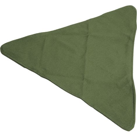 Tabouret Pliable de Randonnée en Toile Résistante, Design Triangle Compact pour Camping, Pique-nique et Extérieur Vert Militaire