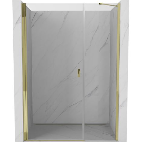 Mexen Mist-B Pendeltür Duschabtrennung 95 cm, transparent, gold - 8A2-095-001-50-00 (1/5)