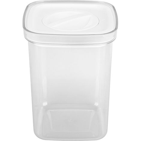 Boîte de conservation alimentaire hermétique de 1300 ml, transparente et fermée, idéale pour le riz blanc mélangé.