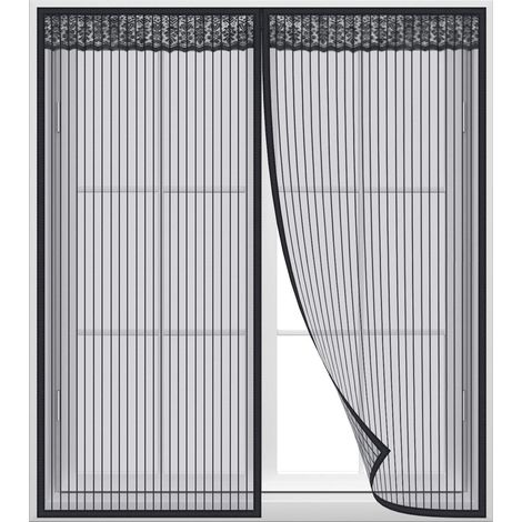 CCYKXA Magnet Fliegengitter Fenster 120x100cm, Selbstklebendes Magnetnetz, Einfache Installation für die meisten Fenster (1/5)