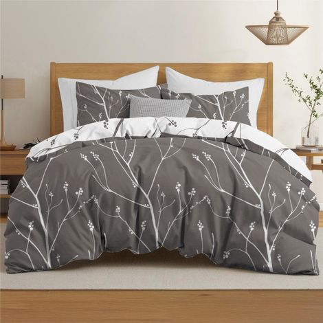 Housse de Couette 200x200 + 2 Taies Oreiller 65x65 cm - Motif (1/5)