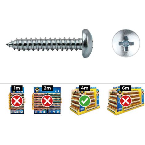 CAJA 250 unid. TORNILLO CHAPA ALOMADA PHILIPS DIN/REF 7981 5,5x16mm ZINCADO CELO