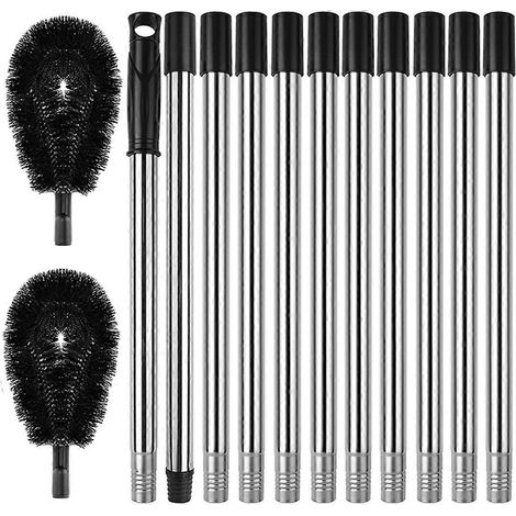 Outils de nettoyage de gouttières de 4,27 m (14 pi) depuis le sol, nettoyeur de gouttières (1/5)