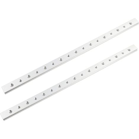 Set di 2 guide in alluminio da 450 mm – Jig M6/M8 T – per sega da banco