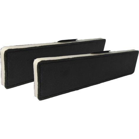 vhbw 2x Aktivkohlefilter kompatibel mit Miele DA 1200, DA 1255, DA 1160-60, DA 1180, DA 1260, DA 1280 Dunstabzugshaube - 43 x 10 x 2 cm