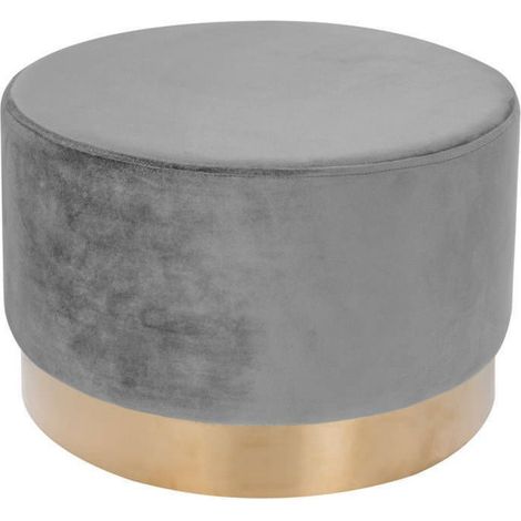Pouf banquette nano big tall - Gris, or (1/3)