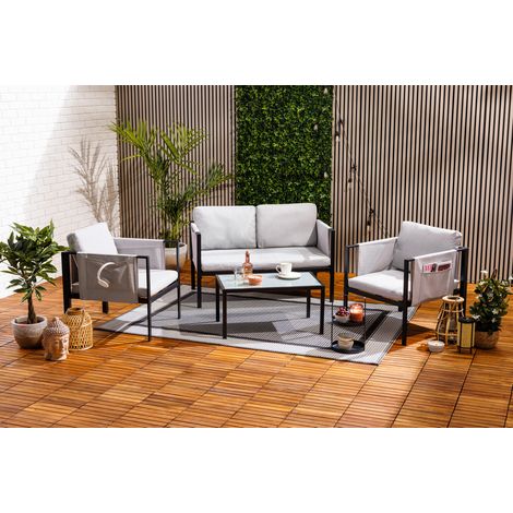 TrendLine Gartenmöbel-Set Amalfi 4-teilig Lounge Set (1/3)