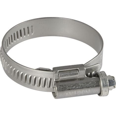 SST Schlauchschellen 12mm DIN3017 W1 - Schlauchklemmen Set verstellbar 20-32mm ideal zur Befestigung von Schläuchen, Stahl verzinkt-blau - 50 Stück