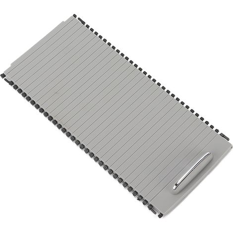 Abdeckung für die Rollenhalterung der Mittelkonsole A20468076079051 für W204 W212, einfache Montage, Auto-Innenausstattung (GRAU).