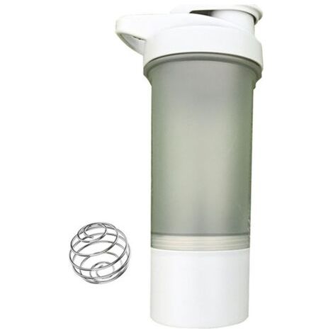 Bouteille shaker pour protéines de 500 ml, bouteille de mélange bleue, bouteilles d'eau de sport pour l'entraînement, bouteilles d'eau de fitness (1/4)