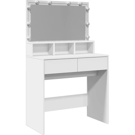 Maison Exclusive - Toeletta con LED Bianca 80x41x134,5 cm