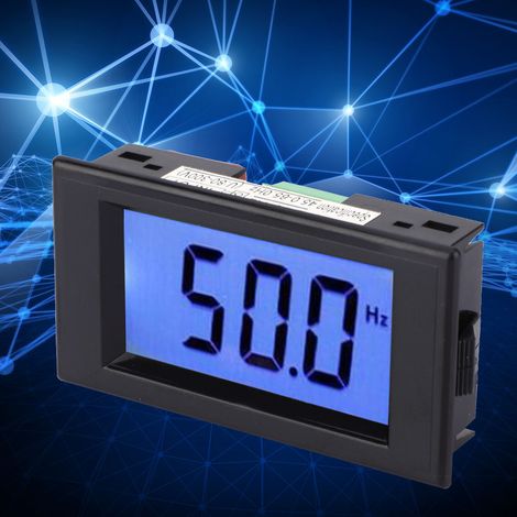 Fréquencemètre numérique D69-HZ 45,065,0 Hz AC80300 V avec écran LCD (1/5)