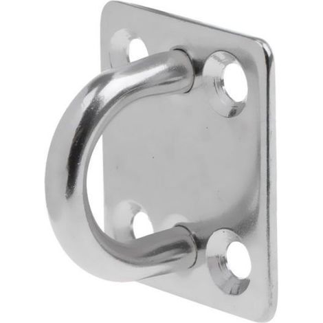 Square door bolt made of 304/316 stainless steel, pull ring, mounting eyelet with ring, boat fitting accessory with ring, 304 stainless steel – 8 mm--DTEKGAZ