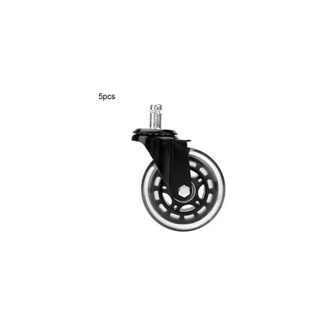 Office Chair Caster Wheels Universal Mute Wheel Replacement Office Chair Wheels 5 PCS(1) (1/5)