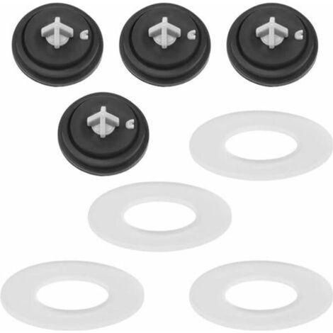 4 Pcs Membrane pour Robinet Flotteur SIAMP Alimentation Basse + 4 Pcs Rondelle de Soupape de Chasse Flotteur Chasse d'eau wc pour Entretien Chasse d'eau Toilettes