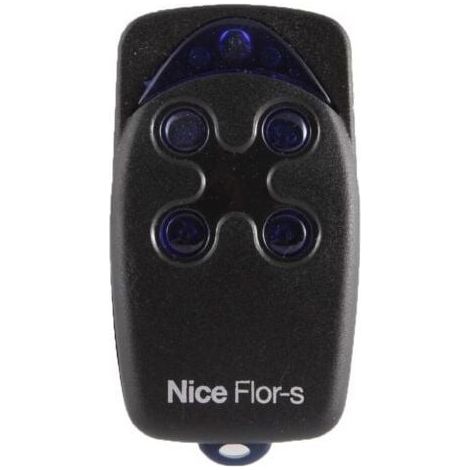 Nice – Télécommande émetteur mural 4 canaux 433.92 MHz – Alimentation 12V – Programmation autoapprentissage – Pour portails et garages - FLO4R-S (1/5)