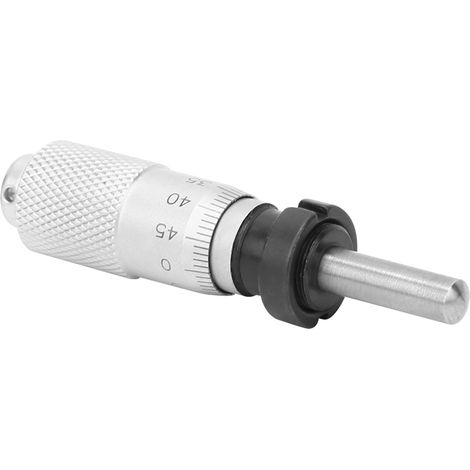Tête micrométrique à bille plate 0-13 mm pour le réglage fin de divers instruments de précision (tête à bille avec écrou) (1/5)