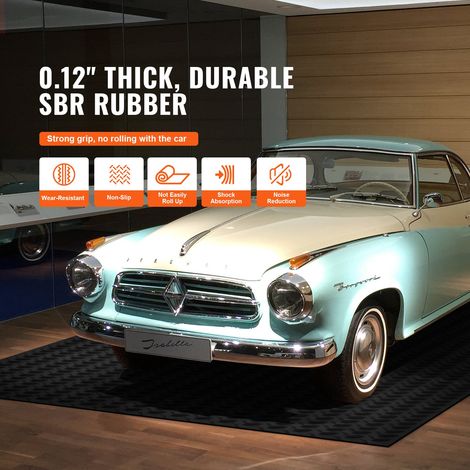Tapis de Sol de Garage 1236x2465 mm Rouleau Revêtement Sol en (1/5)