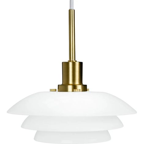 [GEBRAUCHT] B-Ware Dyberg Larsen Dl20 Pendellampe Hängelampe Glaslampe Messing Esszimmerlampe G9