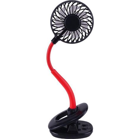 Ventilateur pince avec LED aromathérapie, ventilateur bureau portable (1/5)