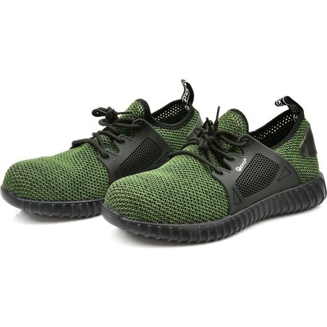 Chaussures de sécurité modèle n° 10 vertes S1P - taille 45 (5) (1/5)