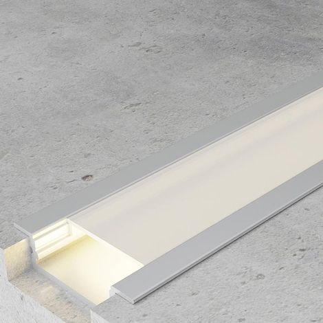 IluminaShop - Perfil Aluminio para Empotrar con Alas Fiao  2 metros (1/3)
