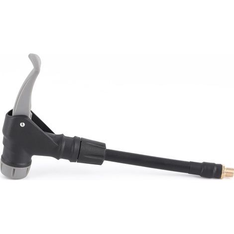 Yctze Adaptateur de Tuyau de Gonflage de Pneu 2 en 1, pour Valve Française Américaine, Connexion Rapide, Tube D'extension en Caoutchouc. (1/5)