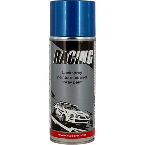 Bombe de peinture - Bleu métallisé - Carrosserie voiture - Racing - 400ml