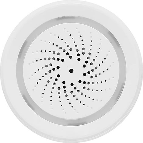 Sensor de alarma con sirena WiFi Neo con sensor de temperatura y humedad 3 en 1 para hogar inteligente.