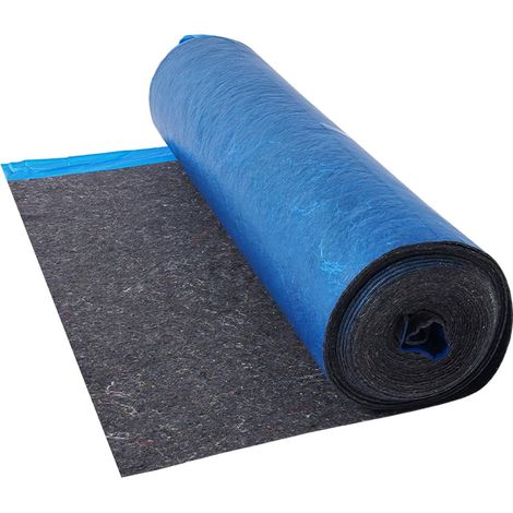 VEVOR Sottopavimento 18,6 m², Imbottitura per Pavimenti in Laminato con Barriera al Vapore Integrata, Fibra ad Alta Resistenza e Pellicola in PE, Isolamento Acustico e Riduce Rumore, per Laminato (1/5)