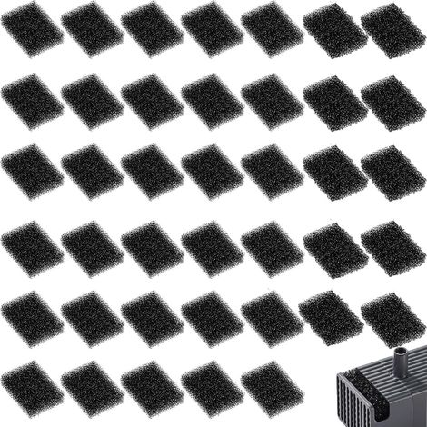 40 pièces Cartouche filtrante pour Fontaine à Eau pour Animaux, Cartouche filtrante en Mousse de Rechange pour fontaines à Eau pour Chats et Chiens, Dimensions : 38 x 25 x 9 mm (1/5)