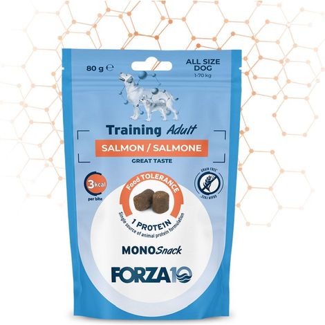 Forza10 Cane Snack Training 80gr Adult Salmone