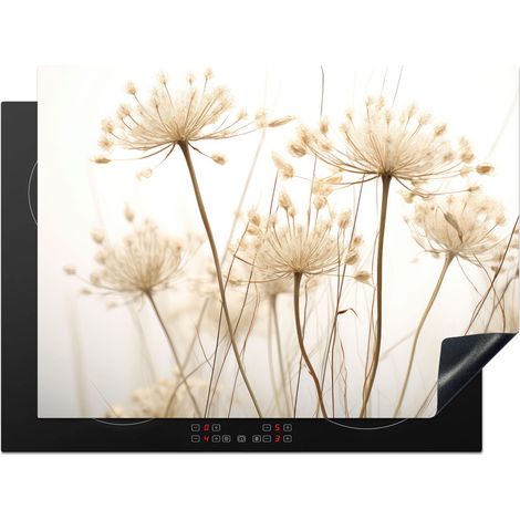 Induction Hob Protector Flowers - White - Sunlight 71x52 cm