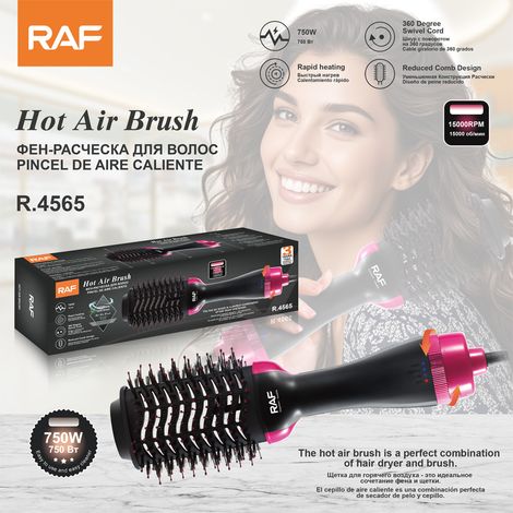Fer à friser multifonctionnel aux normes européennes - Peigne à air chaud - Peigne à friser - Coiffure (1/5)