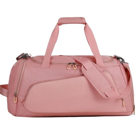 Sports Bag with Shoe Compartment, Water-Repellent, Multifunctional Gym Bag, Luggage for Escapa, Style to 2, Pink, Color to 2 (1/5)