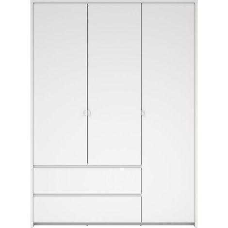 Next Kleiderschrank 3 Türen 2 Schubladen 149x200cm weiß. (1/5)