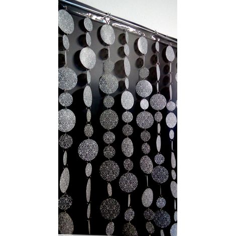 Türvorhang Kunststoff BAROQUE BLANC Maße 90x200cm (1/3)