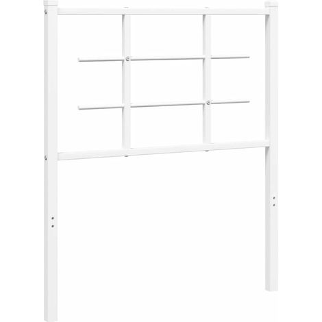 Maison Exclusive - Ersatz-Kopfteil Metall Weiß 75 cm