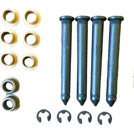 Kit de remplacement de bague d'axe de charnière de porte métallique Chevrolet 1968-1979 HwyS (1/4)