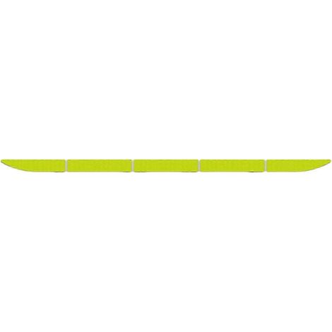 (Jaune fluorescent) Autocollant adhésif universel pour coffre de voiture, hayon arrière, installation facile, bandes réfléchissantes de signalisation - Bon (1/5)