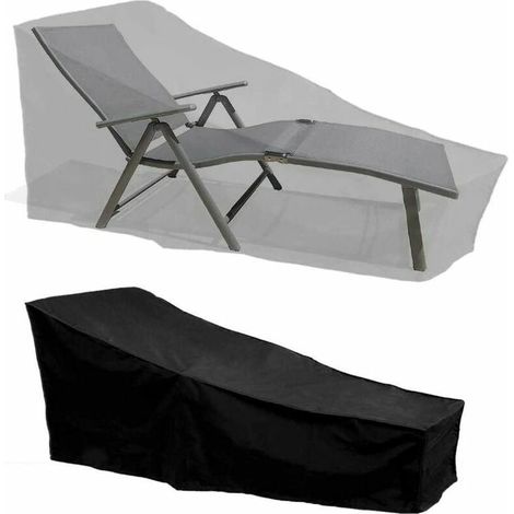 royaluxe - Housse pour mobilier de jardin Housse De Chaise Solaire, Tissu ImperméAble Oxford 420d, Housse De Protection Coupe-Vent, Anti-PoussièRe, Soleil Et Soleil, AdaptéE Aux Chaises De Loisirs Quo