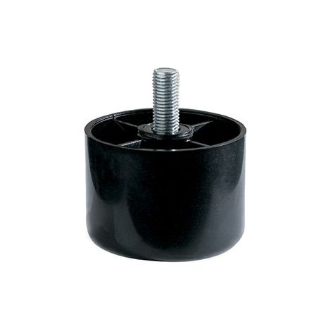 Piede in plastica serie Ø 60 - H.60 mm. - nero
